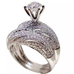 Women's 2PC Bridal Set Diamond Engagement Ring Set